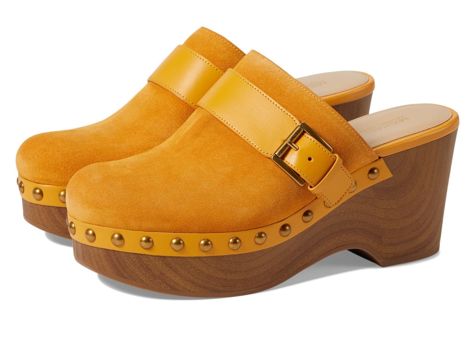 Michael Kors Women's Rye Clogs Golden Rod Size 8 M - Image 1