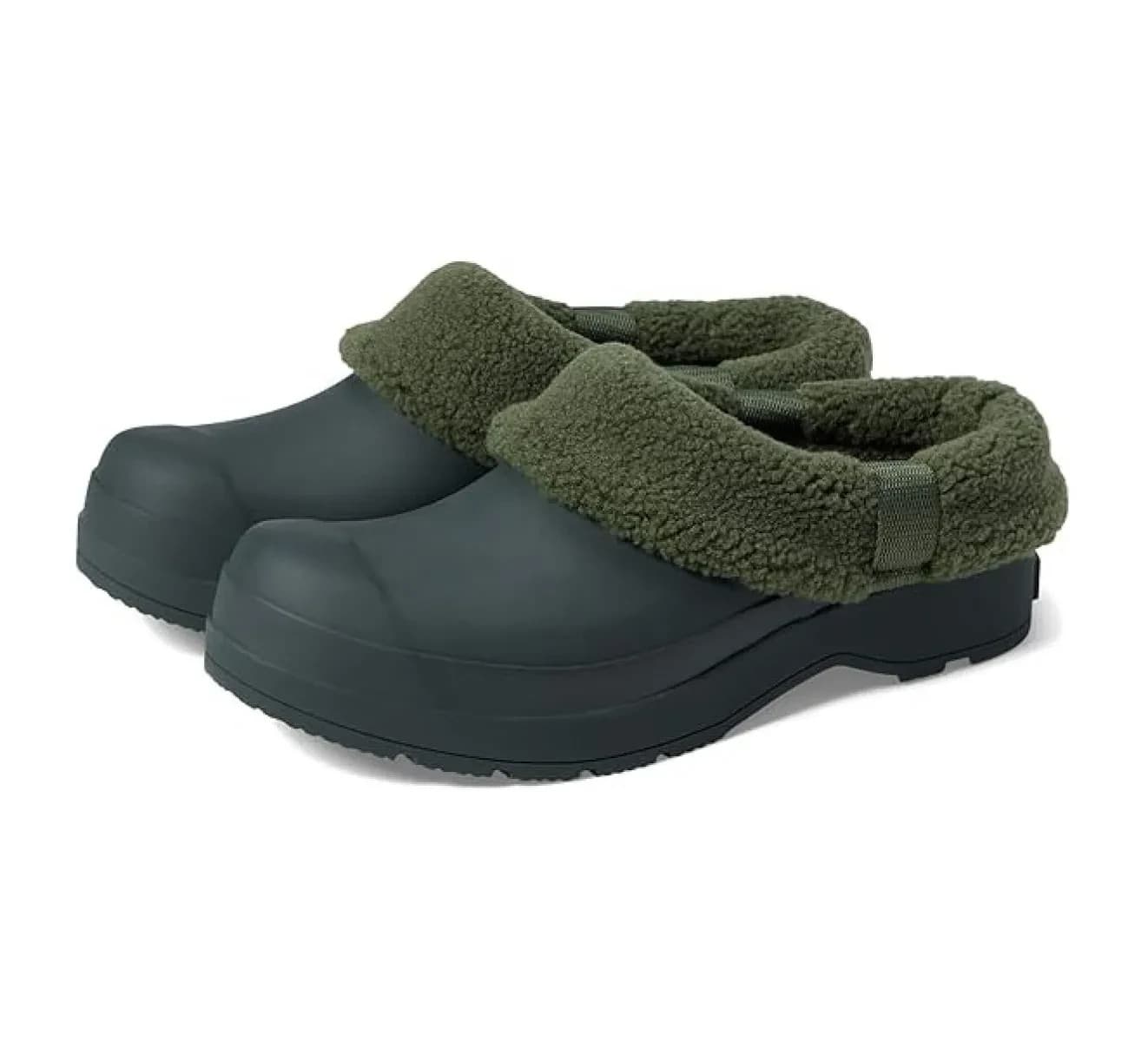 Hunter Play Sherpa Insulated Clog Men’s Artic Moss Rubber Shoe NEW Size 9 M - Image 1