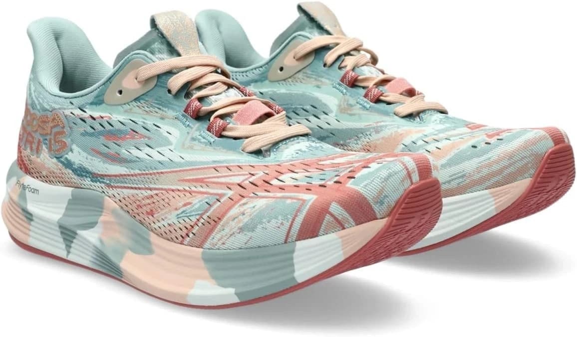 ASICS Women's Noosa TRI 15 Running Shoes, 8.5 US , Pure Aqua/Pale Apricot, Rare - Image 1