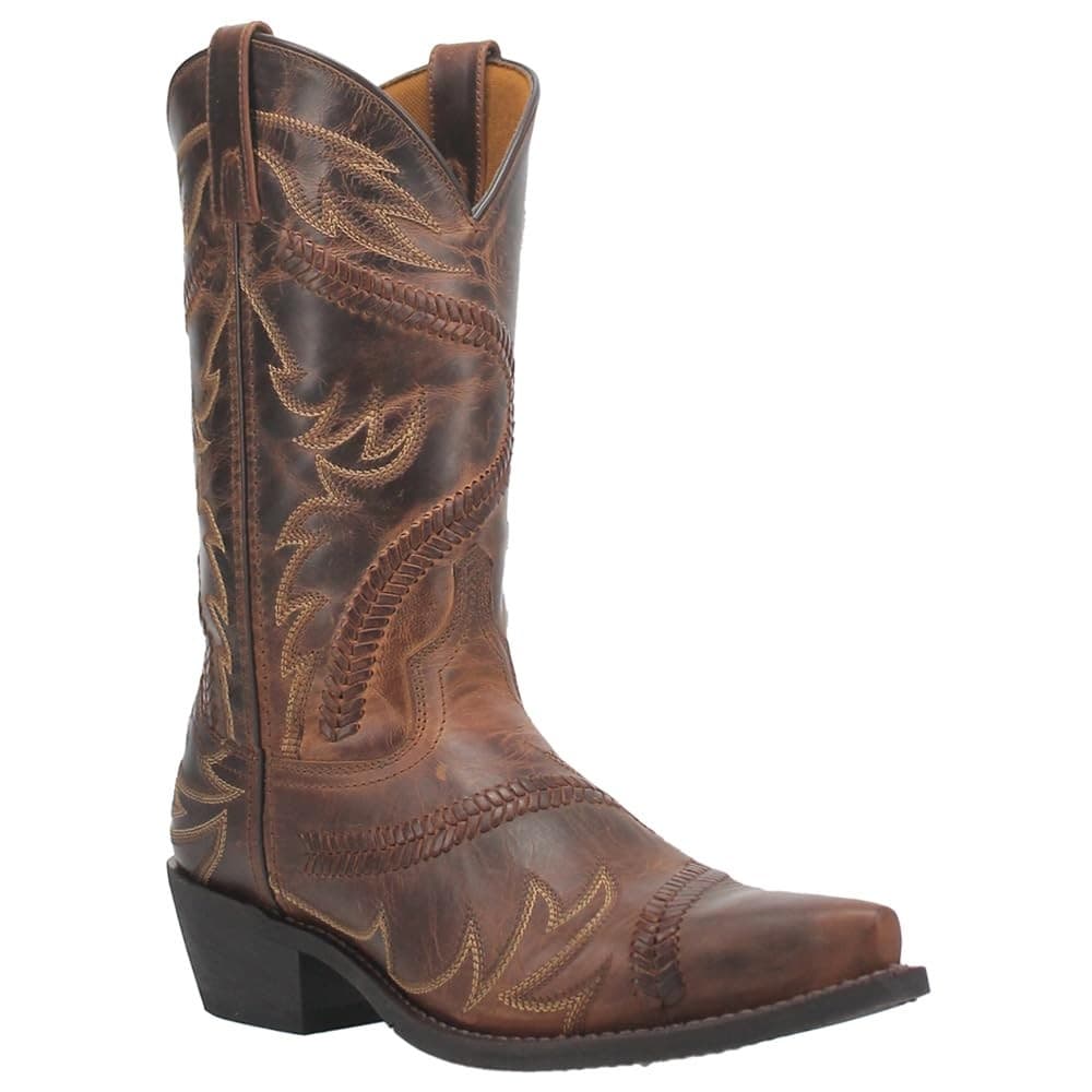 Laredo Men's Jag Western Boot, Tan, Size 11.5 US NEW - Image 1