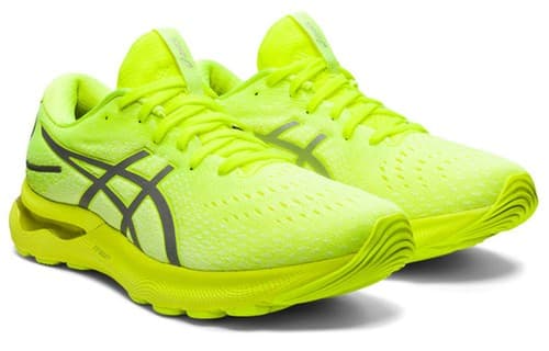 Asics Gel Nimbus 24 Mens Running Shoes LITE-Show/Safety Yellow Size 10 - Image 1