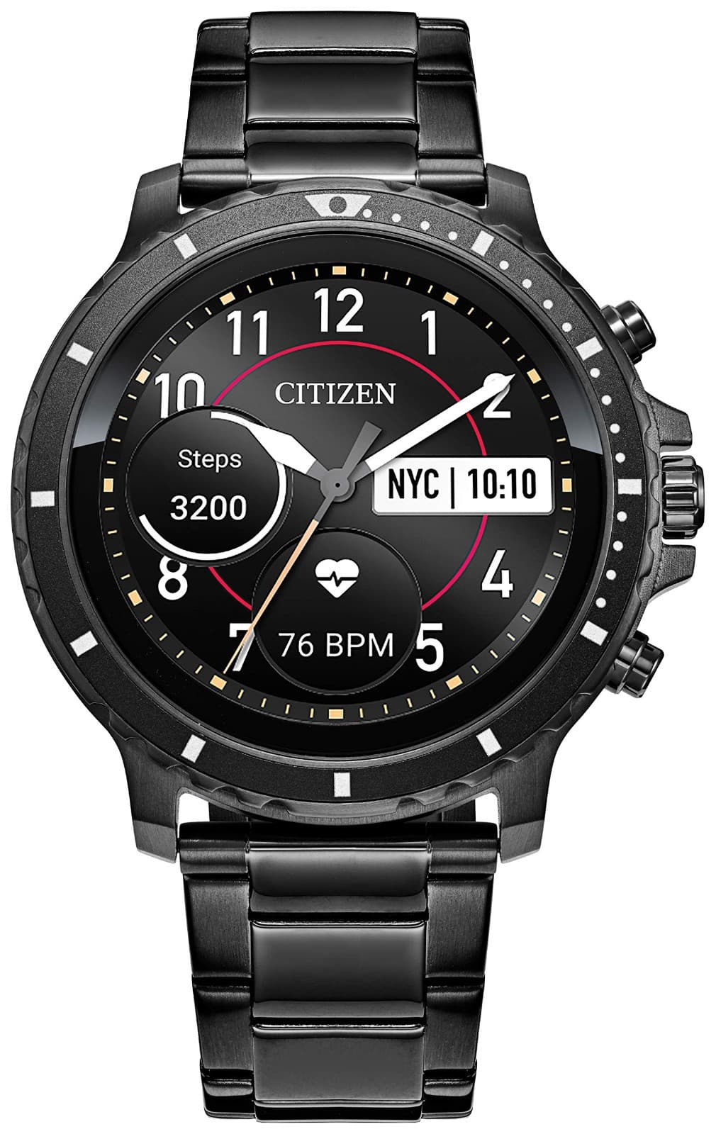 CZ Smart MX0007-59X Touchscreen Heartrate GPS Calls Texts Email Alert Smartwatch - Image 1