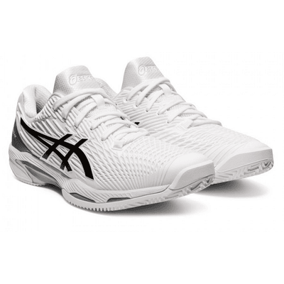 ASICS Men's SOLUTION SPEED FF 2 Tennis Shoes in White/Black 8.5 M - Image 1