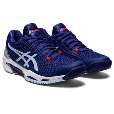 ASICS Women Solution Speed FF 2 Tennis Shoes PU Upper Dive Blue/Soft Sky 8.5 B M - Image 1