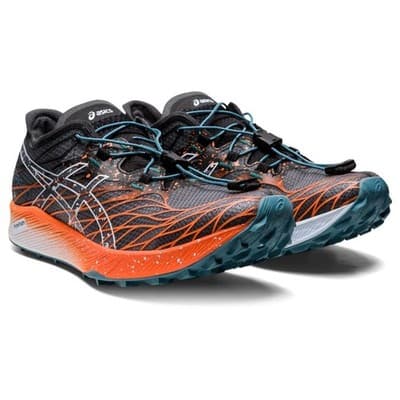 ASICS Fuji Speed Women's Running Shoes in Black /Nova Orange Size 11 B - Image 1
