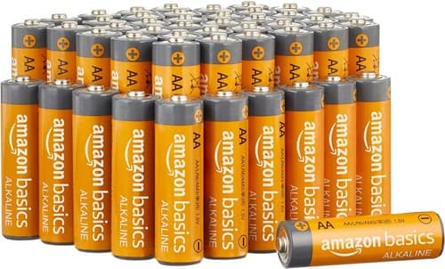 Amazon Basics 96 Pack AA High-Performance Alkaline Batteries, 10-Year Shelflife - Image 1
