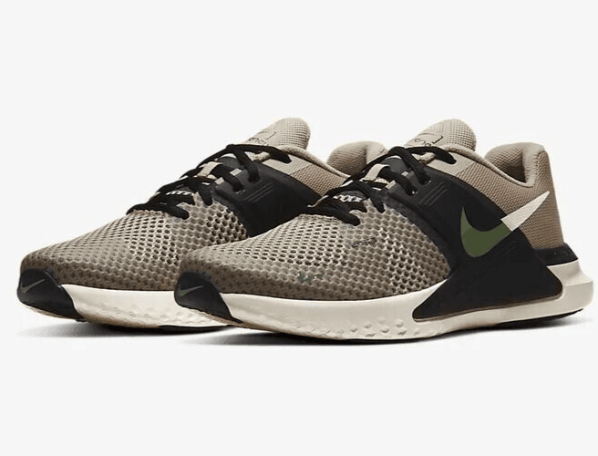 Men's Nike Renew Fusion Running Shoes String/White-Dark Smoke Grey Size 8.5 - Image 1