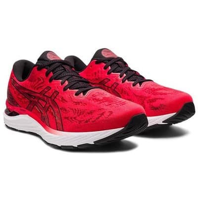 ASICS Men's Gel Cumulus 23 Running Shoes, Electric RED/Black 9 M - Image 1