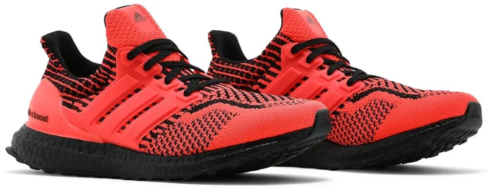adidas Mens UltraBoost 5.0 DNA Running Shoes Solar Red/Black 9 M - Image 1