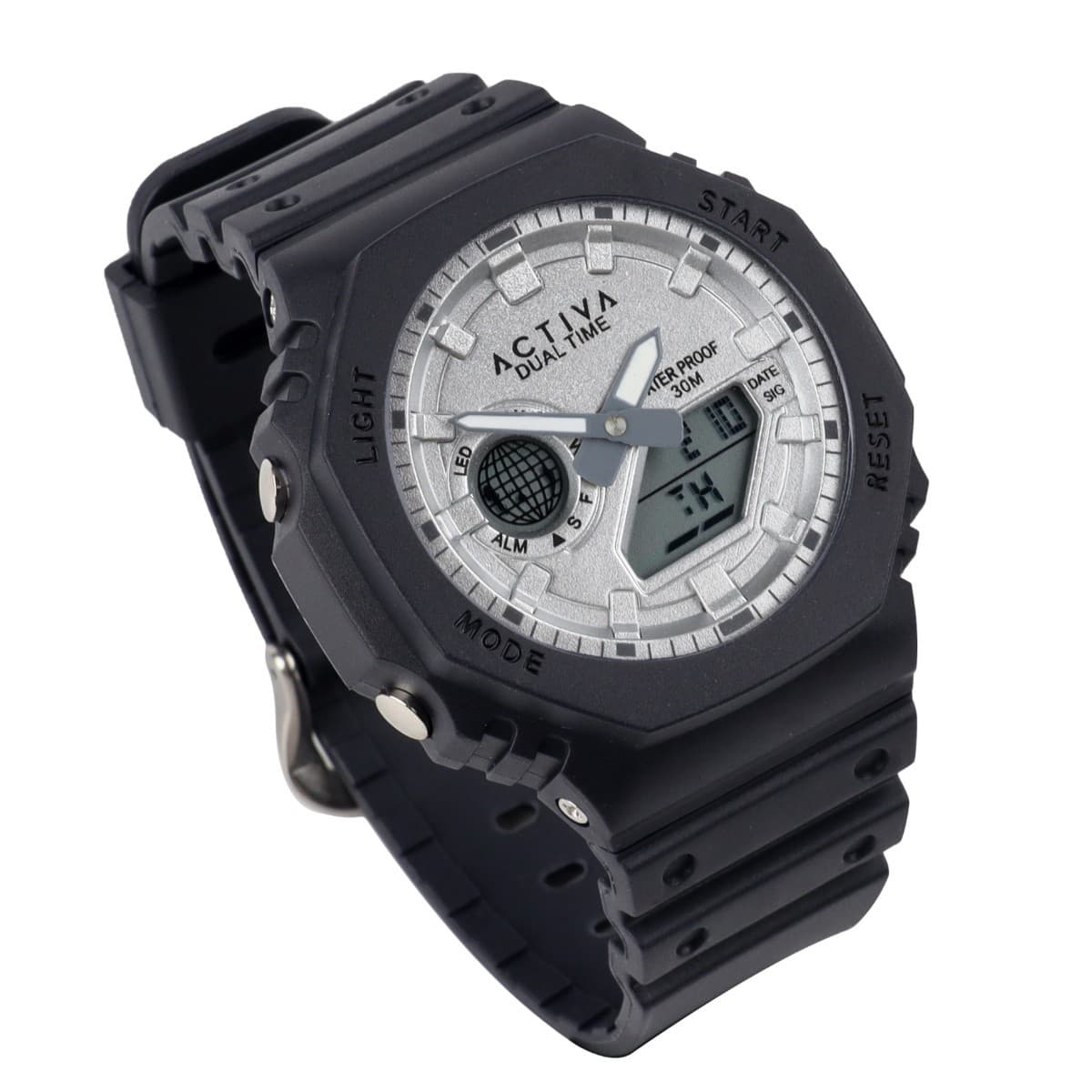 Activa Recon X Invicta Digital Unisex Watch - 45.5mm, Grey (ACW423-015) - Image 1