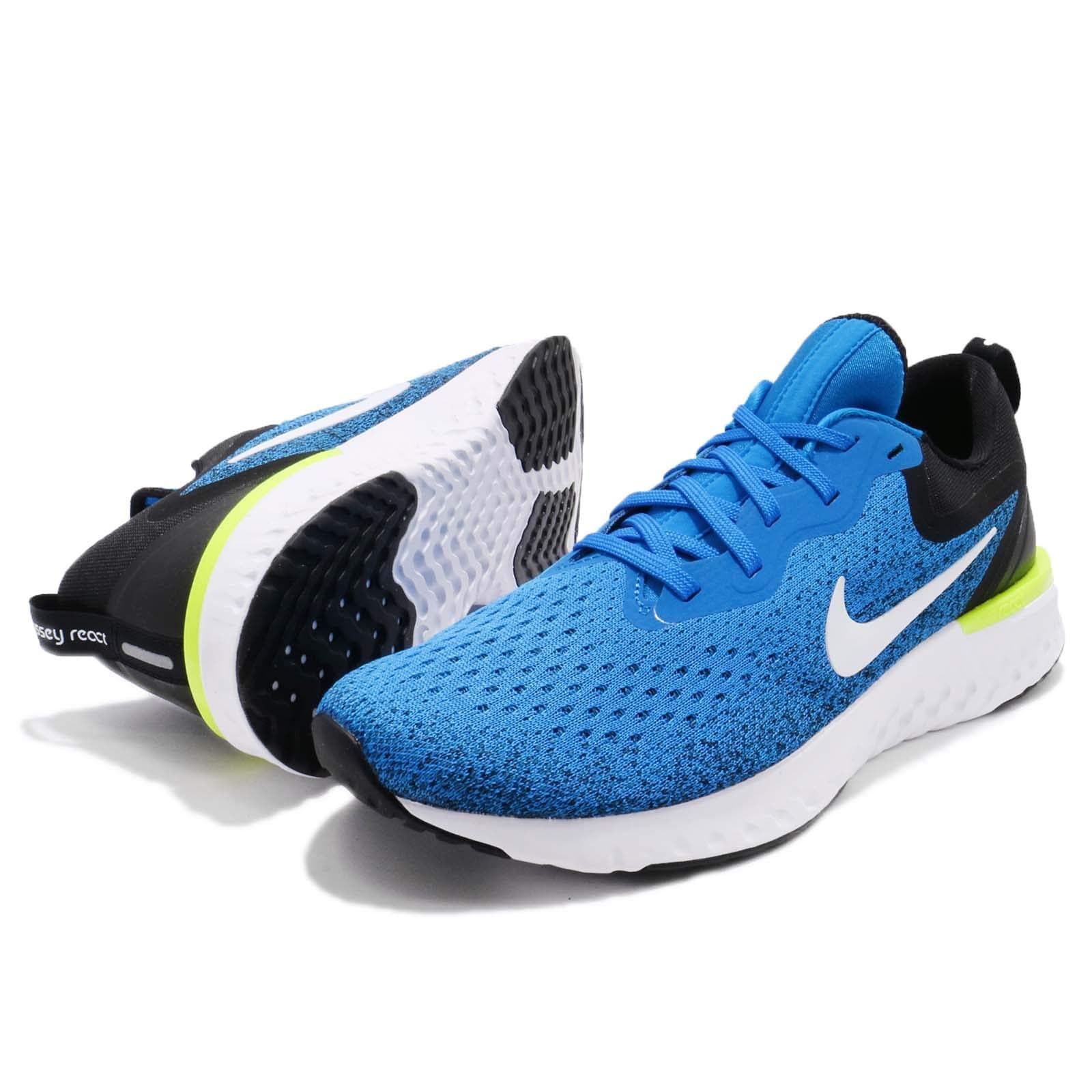 Nike Odyssey React Men’s Running shoes Photo Blue/Black Size 11.5 AO9819-103 NEW - Image 1