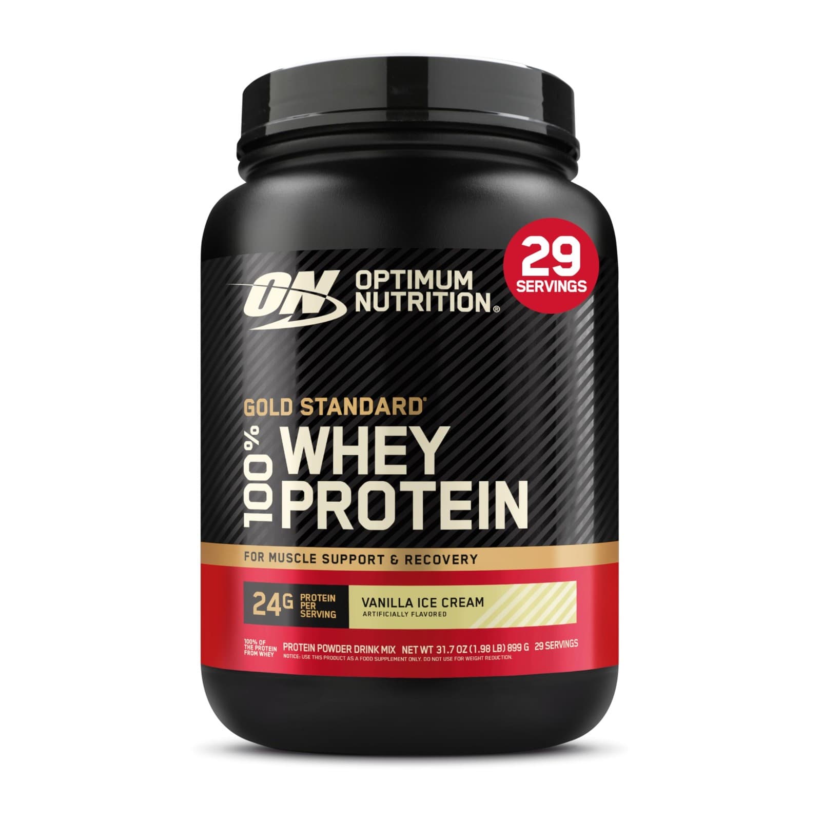OPTIMUM NUTRITION GOLD STANDARD 100% WHEY PROTEIN 2LB Muscle Support & Recovery - Image 1