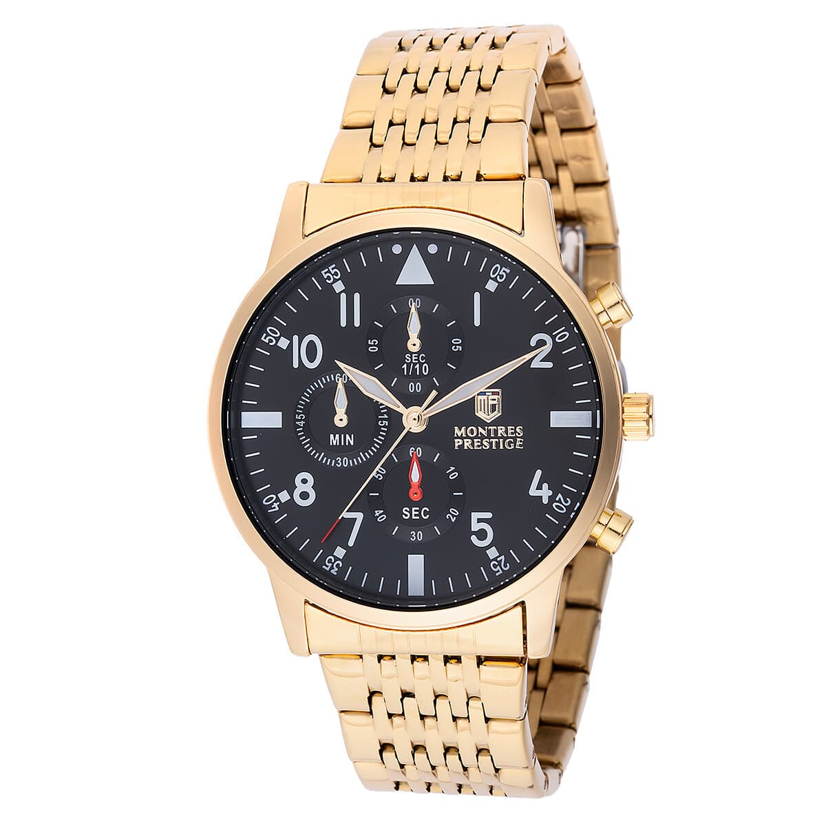 Invicta X Montres Prestige Pilot Gold/Black Men's Watch 42mm MPW-0079 New! - Image 1
