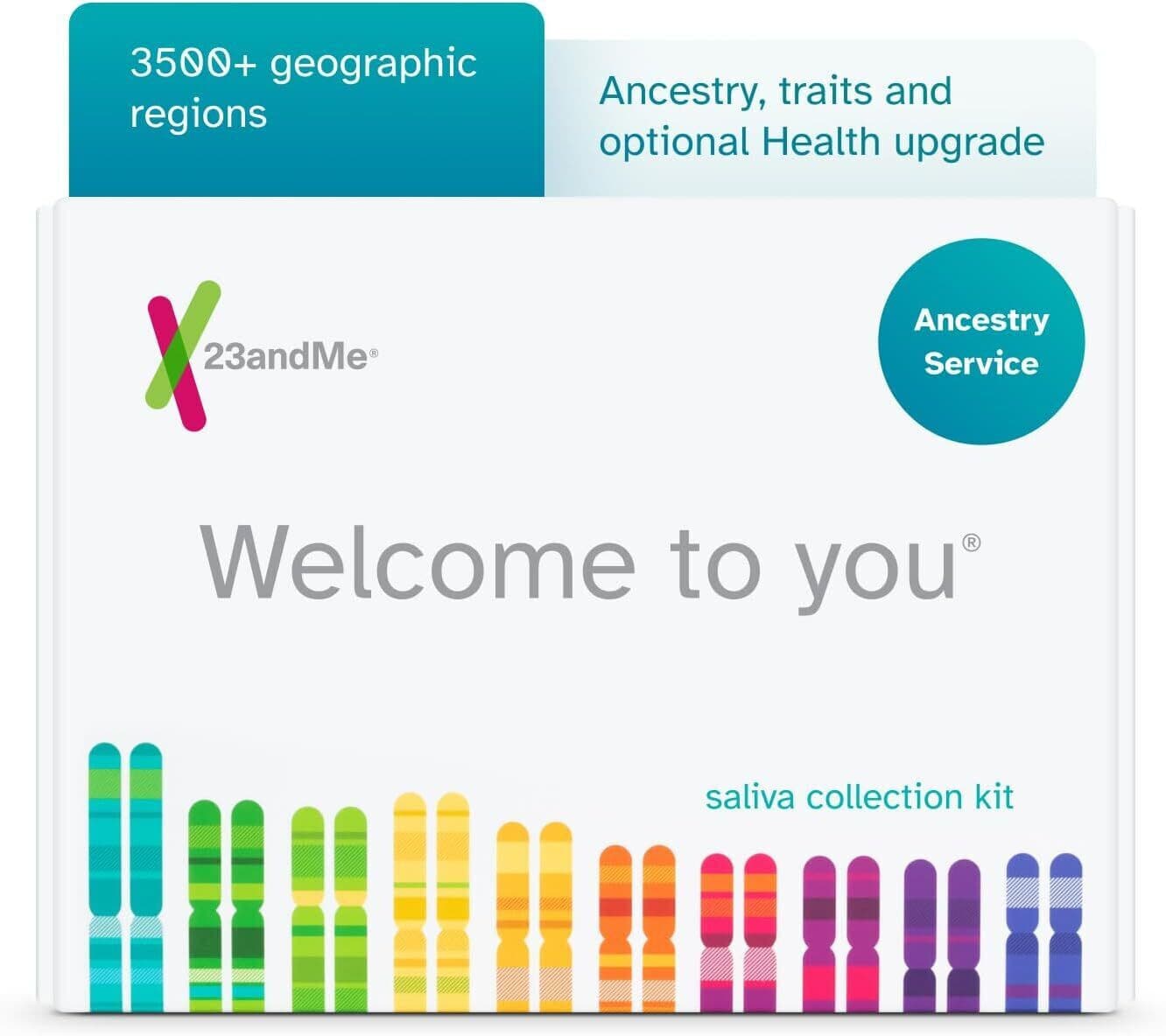 23andMe Ancestry Service DNA Test Kit with Personalized Genetic Reports - Image 1