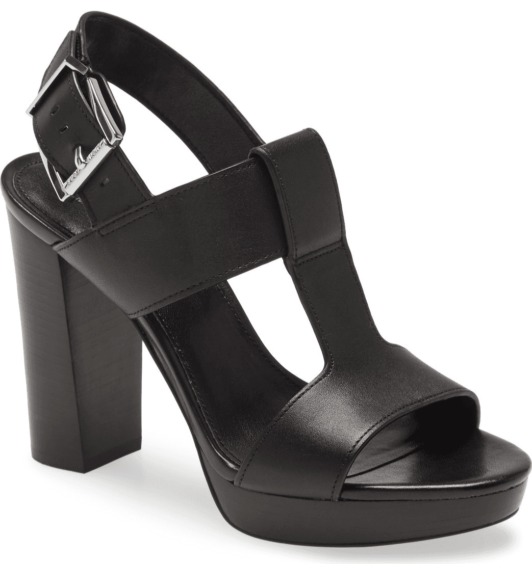 Michael Kors Size 9 M Becker T-Strap Sling back Sandals Women - Image 1