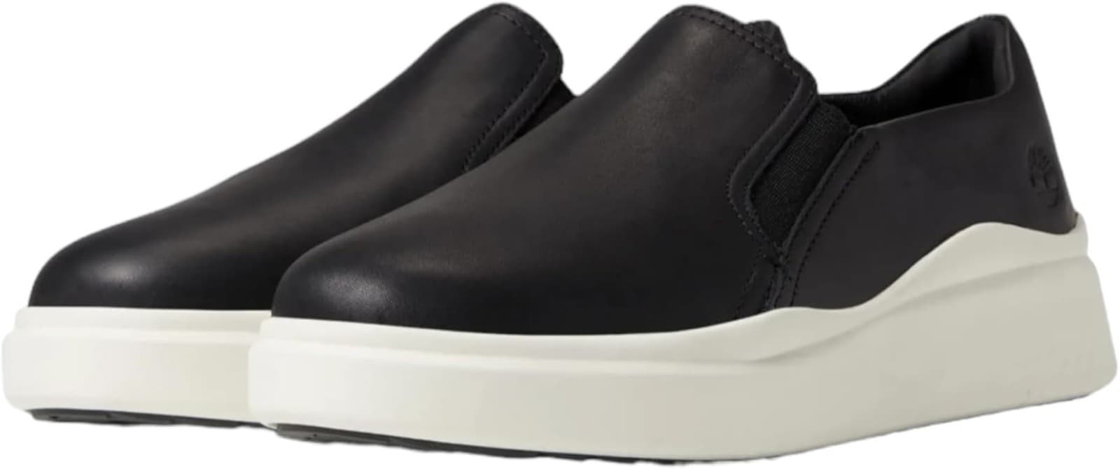 Timberland Nite Flex Slip-On Black Full Grain Leather Women size 9.5 US - Image 1