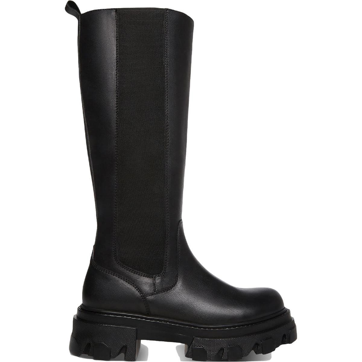Steve Madden Esma knee high boots black leather PLATFORM Size 7 M - Image 1