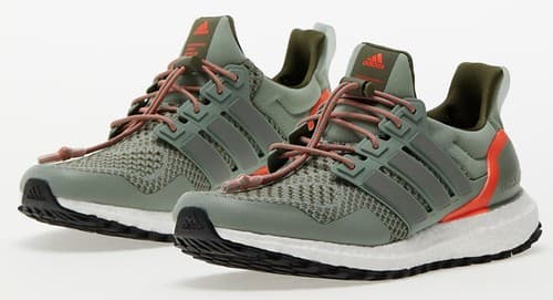 Adidas Men's Ultraboost 1.0 Running Shoes Silver Green/ Olive Strata Size 14 - Image 1
