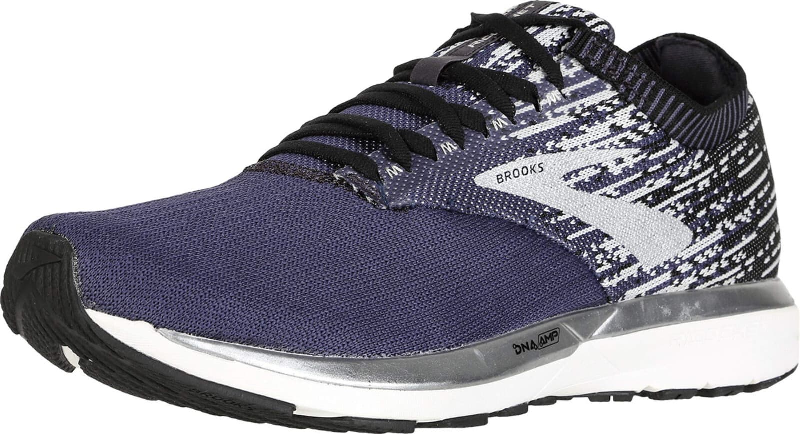 Brooks Mens Ricochet Running Shoes - Greystone/Grey/Navy - Size 8 D - Image 1