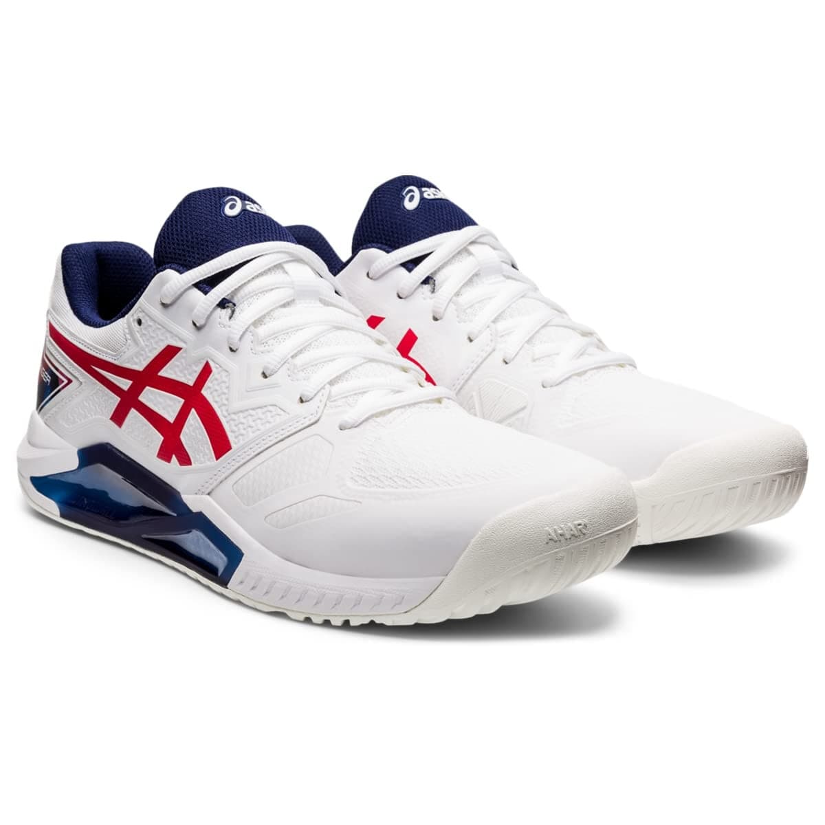 Asics GEL-CHALLENGER 13 L.E Mens Tennis Shoes White/Classic Red Size US 11.5 M - Image 1