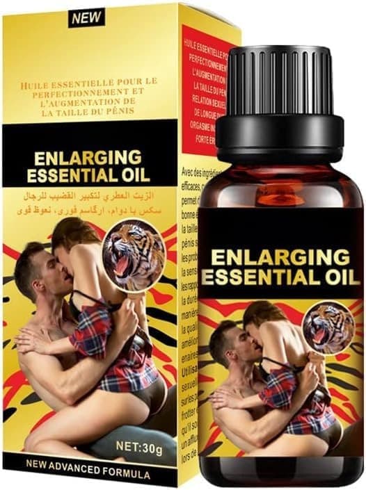 4 Pack MAX MAN Men NATURAL Grow Enlarging Oil - Image 1