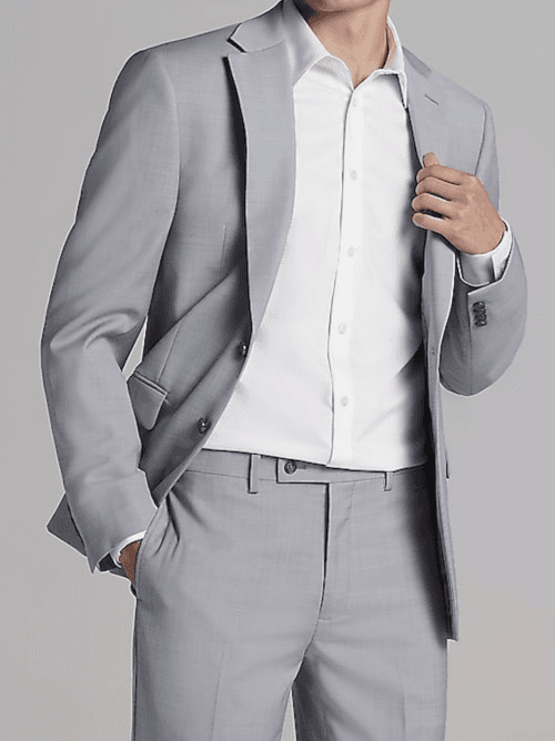 Calvin Klein Men's Skinny Fit Wool Blend Suit Jacket 40 L and pants 40W x 30L