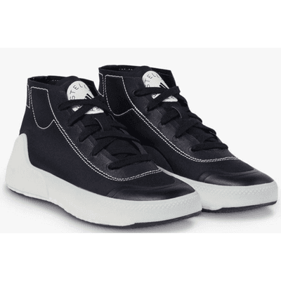 Adidas Stella McCartney Treino FX1955 Mid Sneakers Womens 7.5 B Black White - Image 1