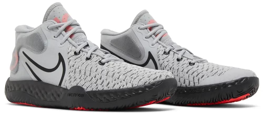 Nike Men's KD Trey 5 VIII Basketball Shoes, Light Grey/Laser Crimson/Black 10M - Image 1