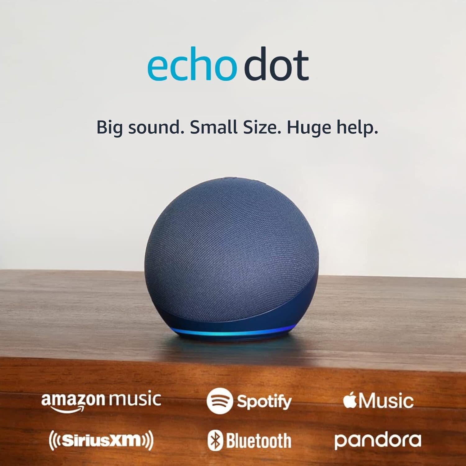 Amazon Echo Dot Smart Speaker(5th Gen, 2022 Released) Bigger Vibrant Sound Alexa - Image 1