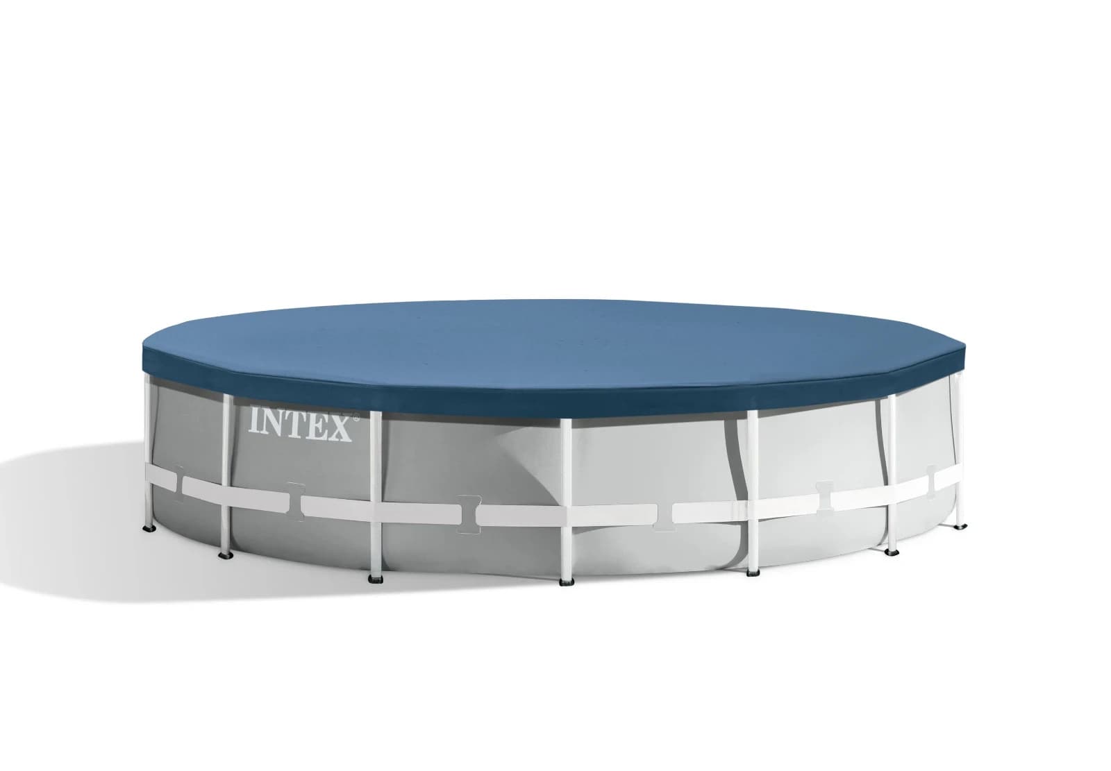 Intex 15' Round Pool Cover for Metal Frame Above Ground Swimming Pools - 28032E - Image 1