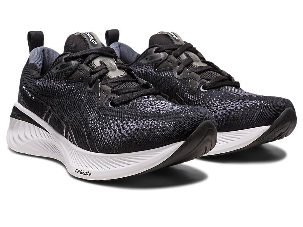ASICS Women's Gel-Cumulus 25 Running Shoes, Black/White Size 10.5 WIDE - Image 1