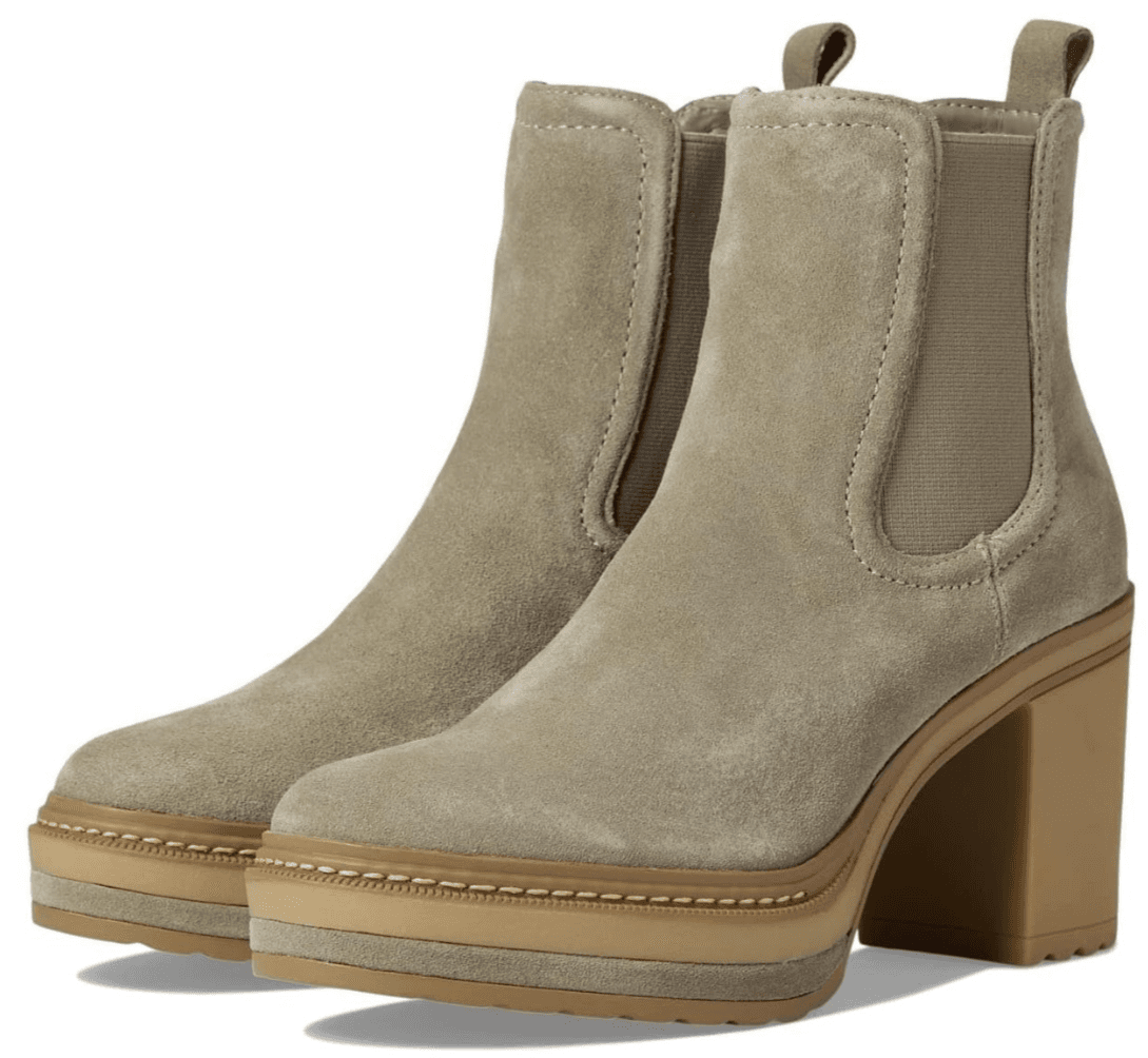 Steve Madden Lexa Khaki Suede Women's Bootie Size 8.5 M - Image 1
