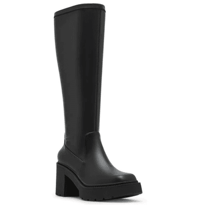 Steve Madden Women's BERKLEIGH Black Fashion Boot, 8.5 M - Image 1