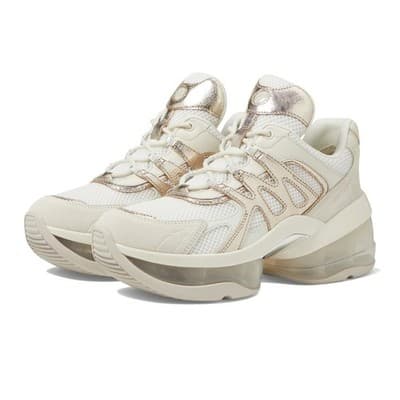 Michael Kors Women's Olympia Sport Extreme Trainer Sneaker Shoes Cream 9.5 M - Image 1