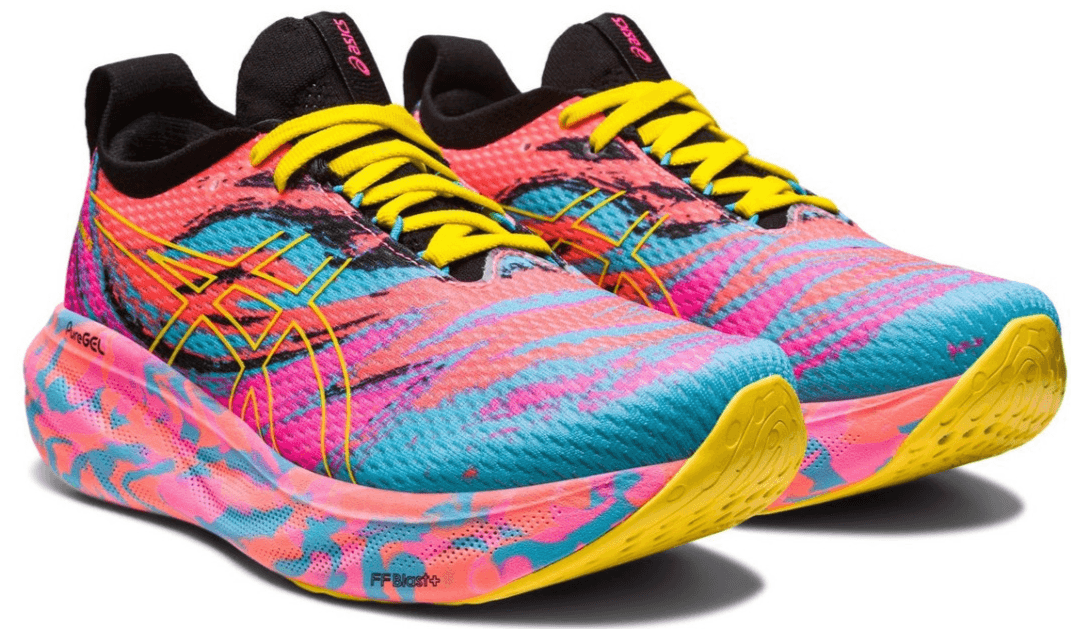 ASICS GEL-NIMBUS 25 Men running Shoes Size 9.5 M Aquarium/Vibrant Yellow - Image 1