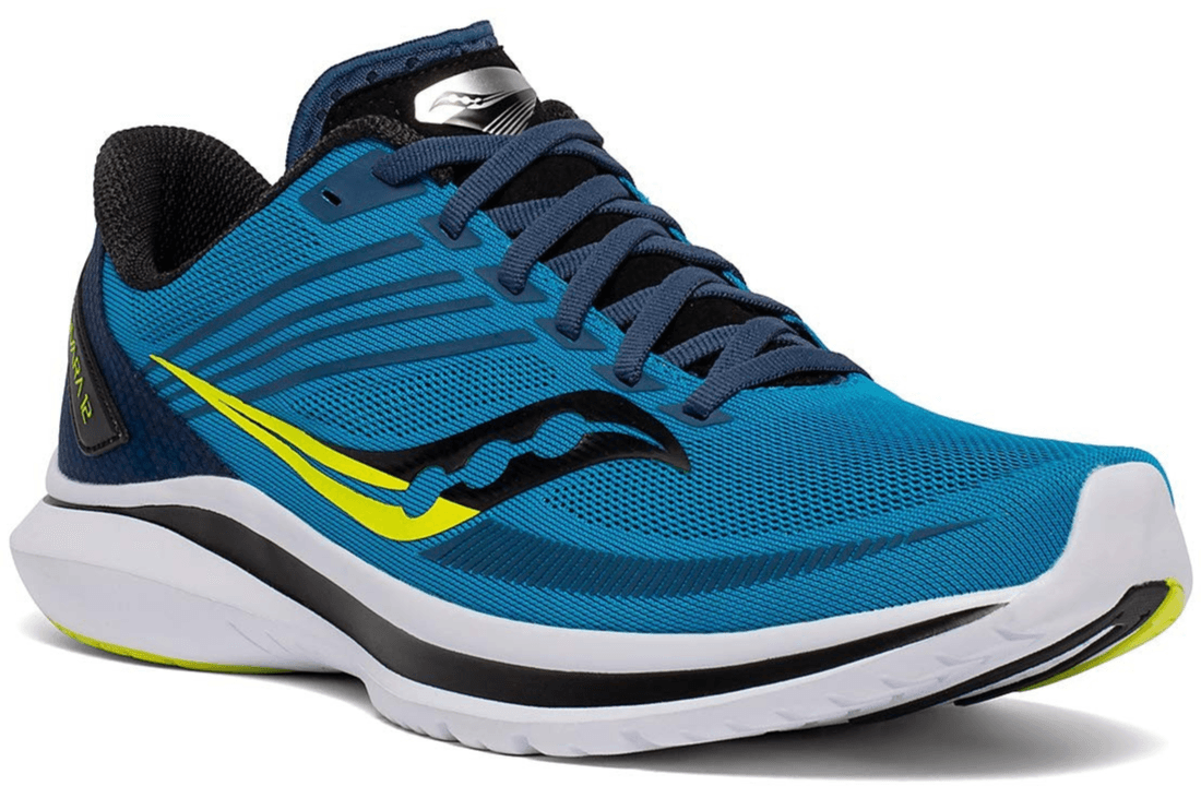 Saucony Kinvara 12 - Men's Sneaker Shoes Cobalt/Citrus Size 12 M - Image 1