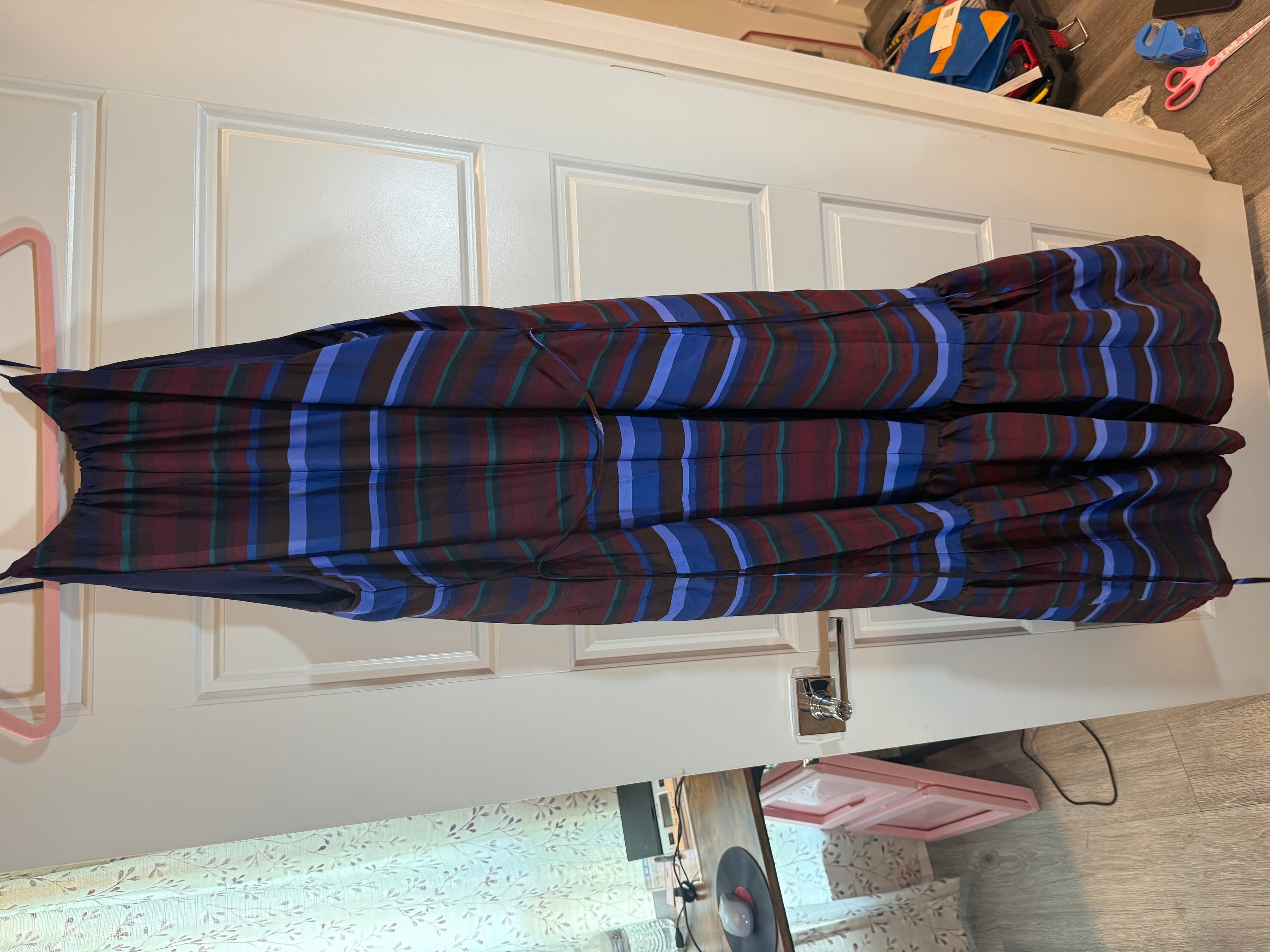 Banana Republic Striped Maxi Dress Size L - Image 1