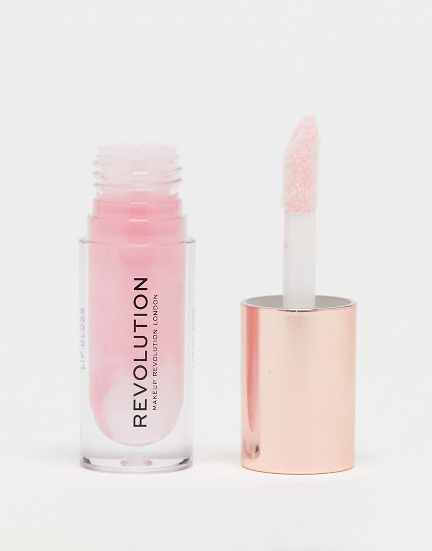 Revolution Liquid Lip Gloss Shine 4.5ml Swirl Clear Glossy Makeup