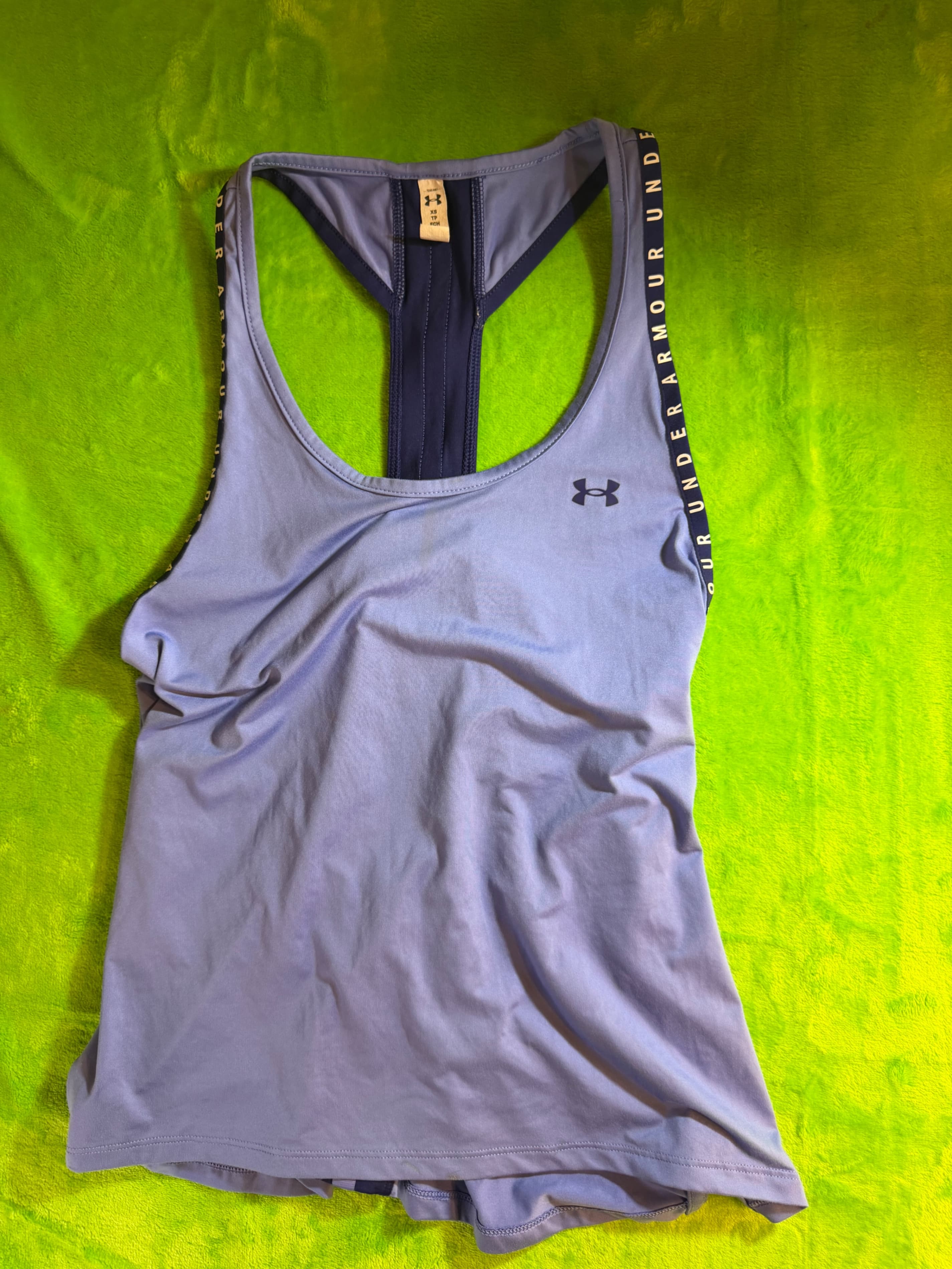 Under Armour Women's Racerback Tank Top Size XS Light Blue