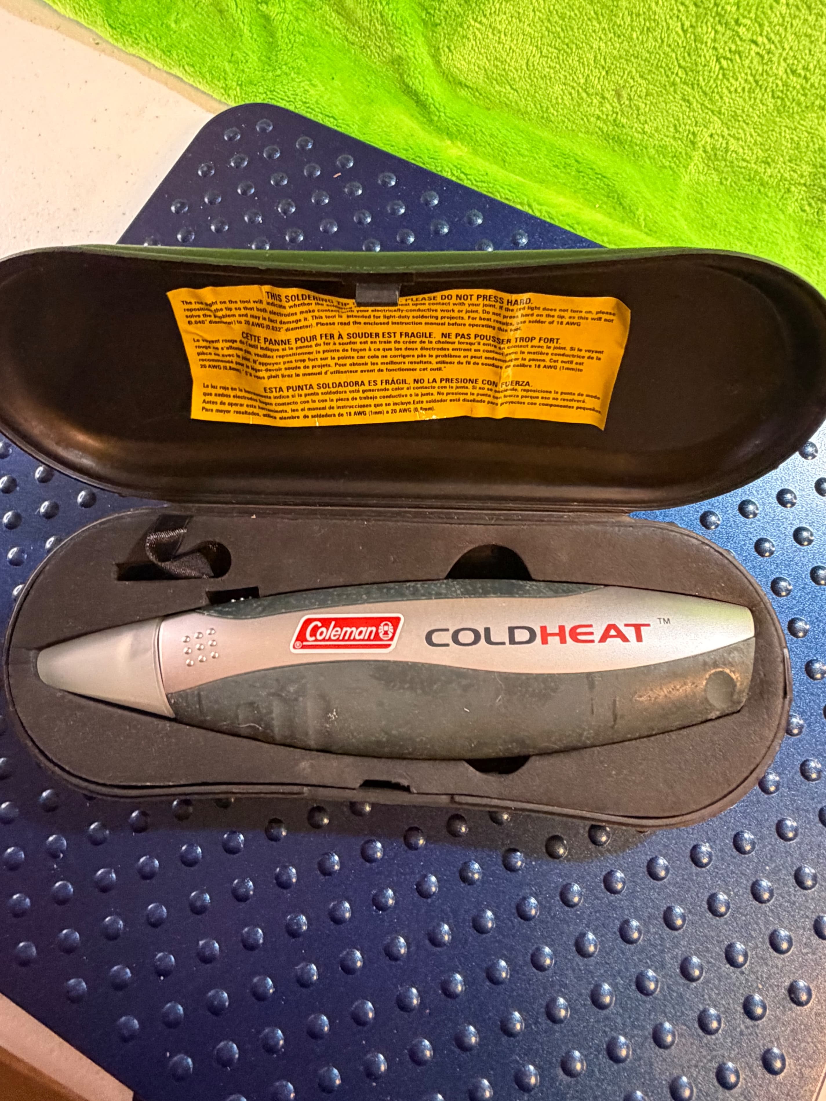 Coleman ColdHeat Soldering Tool with Case