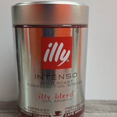 illy Intenso Bold Roast Ground Coffee 100% Arabica Espresso Preparation