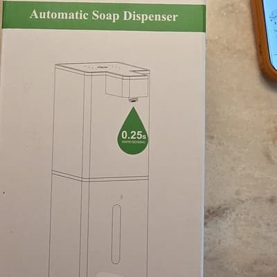 Automatic Touchless Soap Dispenser P7/P7S White Plastic Rapid Sensing