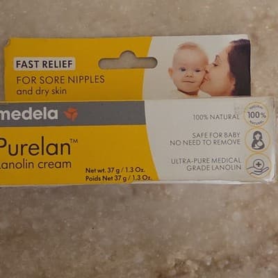 Medela Purelan Lanolin Cream 37g 1.3oz for Sore Nipples and Dry Skin