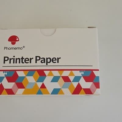 Phomemo Thermal Printer Paper Set Q22-RMS-PBL 50mm x 3.5m Pink Blue Lavender