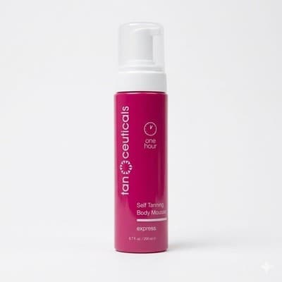 Tanceuticals Self Tanning Body Mousse Express Pink 8.7 fl oz Cruelty-Free