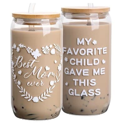 best mom ever Gift Glass Cup