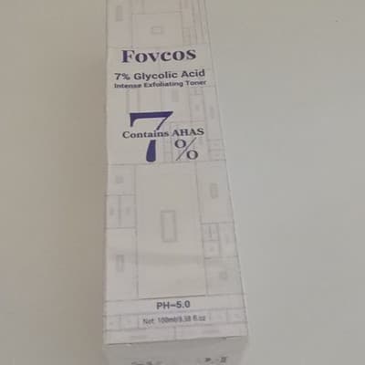 Fovcos 7% Glycolic Acid Intense Exfoliating Toner with AHAs 100ml