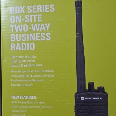Motorola RDX Series VHF Two-Way Radio On-Site Business Communication Device
