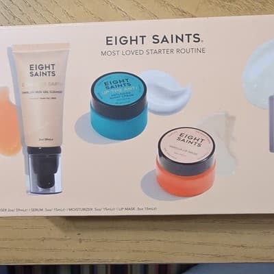 Eight Saints Most Loved Starter Routine Set Mud Gel Cleanser Serum Cream Mask