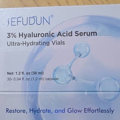 SEFUDUN 3% Hyaluronic Acid Serum 1.2oz/36ml Hydrating Anti-Aging Skin Repair